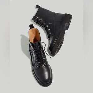 The Rayna Lace-Up Boot in Leather